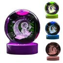 Luminária De Mesa Bola De Cristal 3D LED RGB B-Max BM-F976