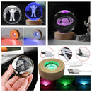Luminária De Mesa Bola De Cristal 3D LED RGB B-Max BM-F976