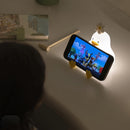 Luminária Infantil Abajur Siliconado Pato Florzinha Luz Quente LE-5861