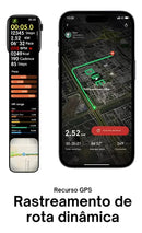 Relógio Inteligente Smartwatch W57 Pro Max NFC Bazik Prime + 7 Pulseiras