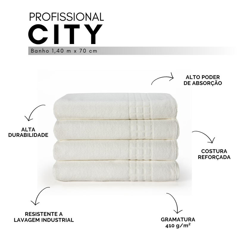 AVULSA DE BANHO 1 PEÇAS CITY  - Cor:Branco