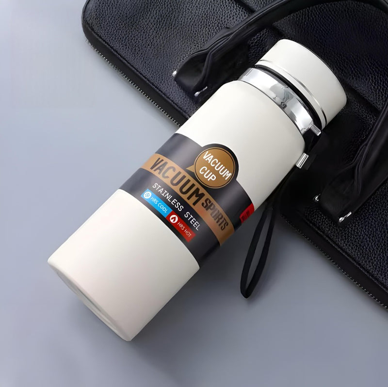 Garrafa Térmica Aço Inoxidável 800ml Com Alça WU-241